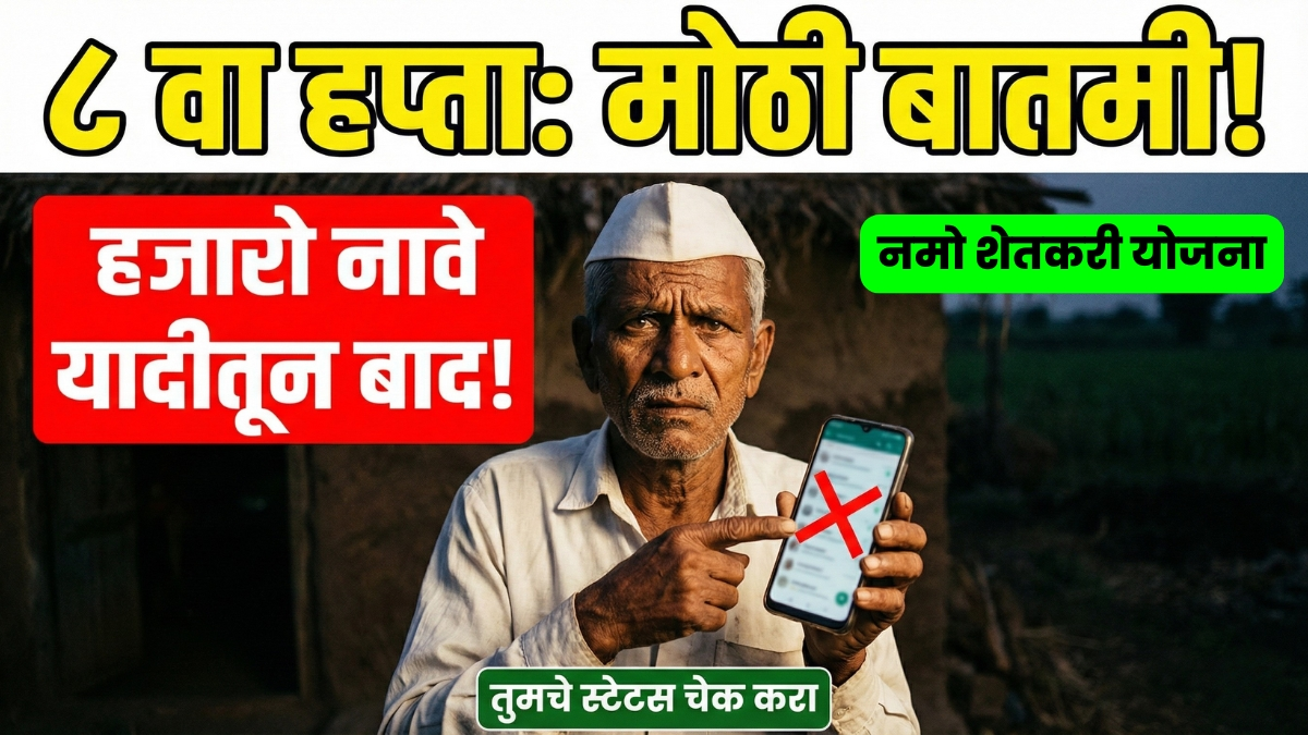 Namo Shetkari Yojana 8th Installment Date Marathi