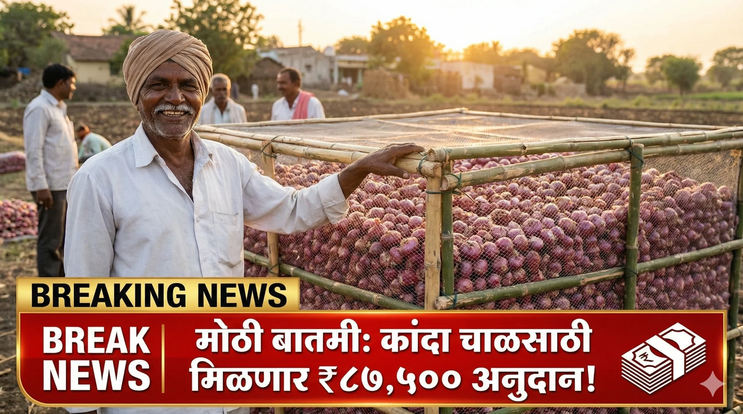 Kanda Chal Anudan Yojana 2026 Maharashtra