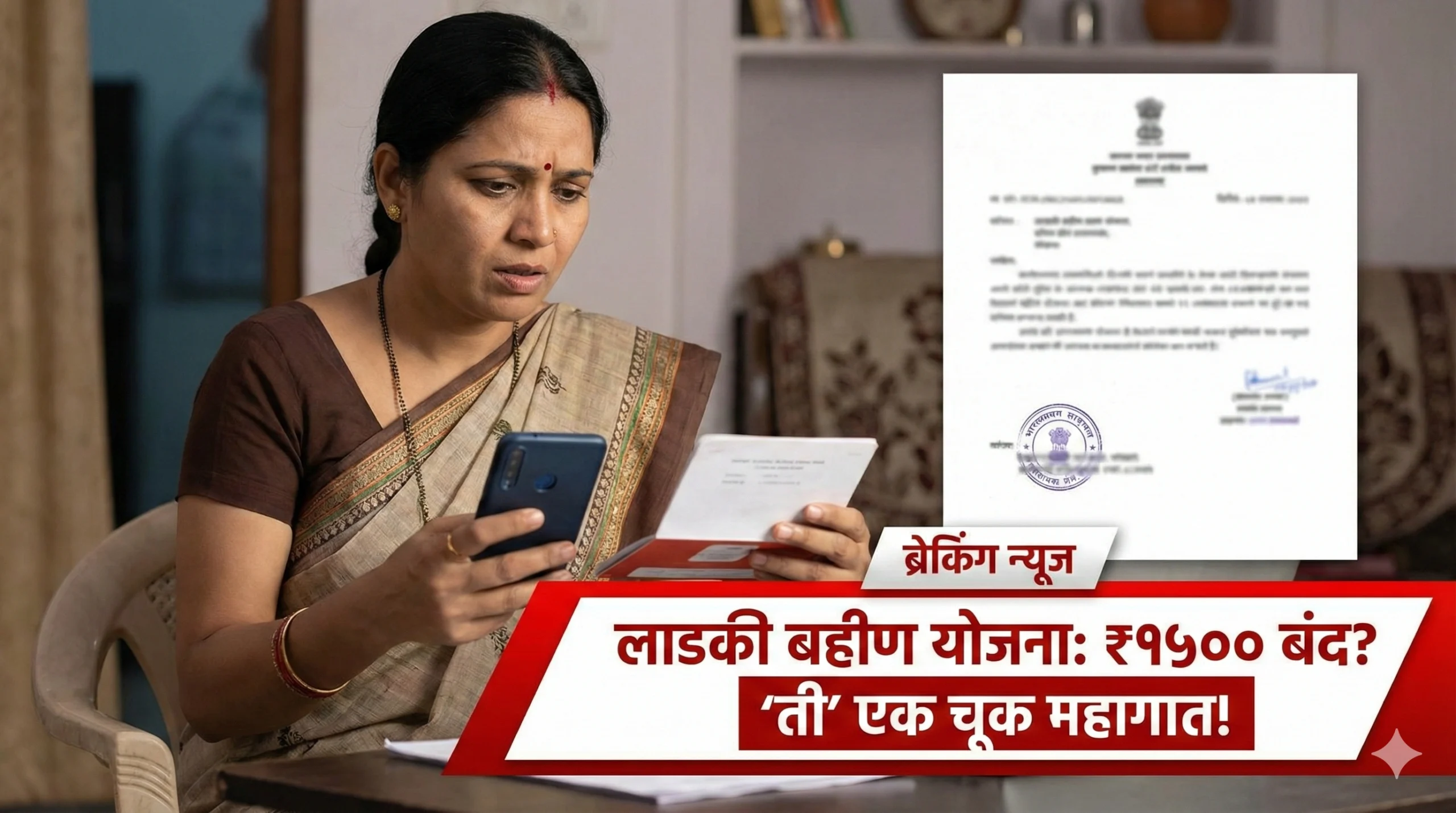 Ladki Bahin Yojana payment stopped reason Marathi