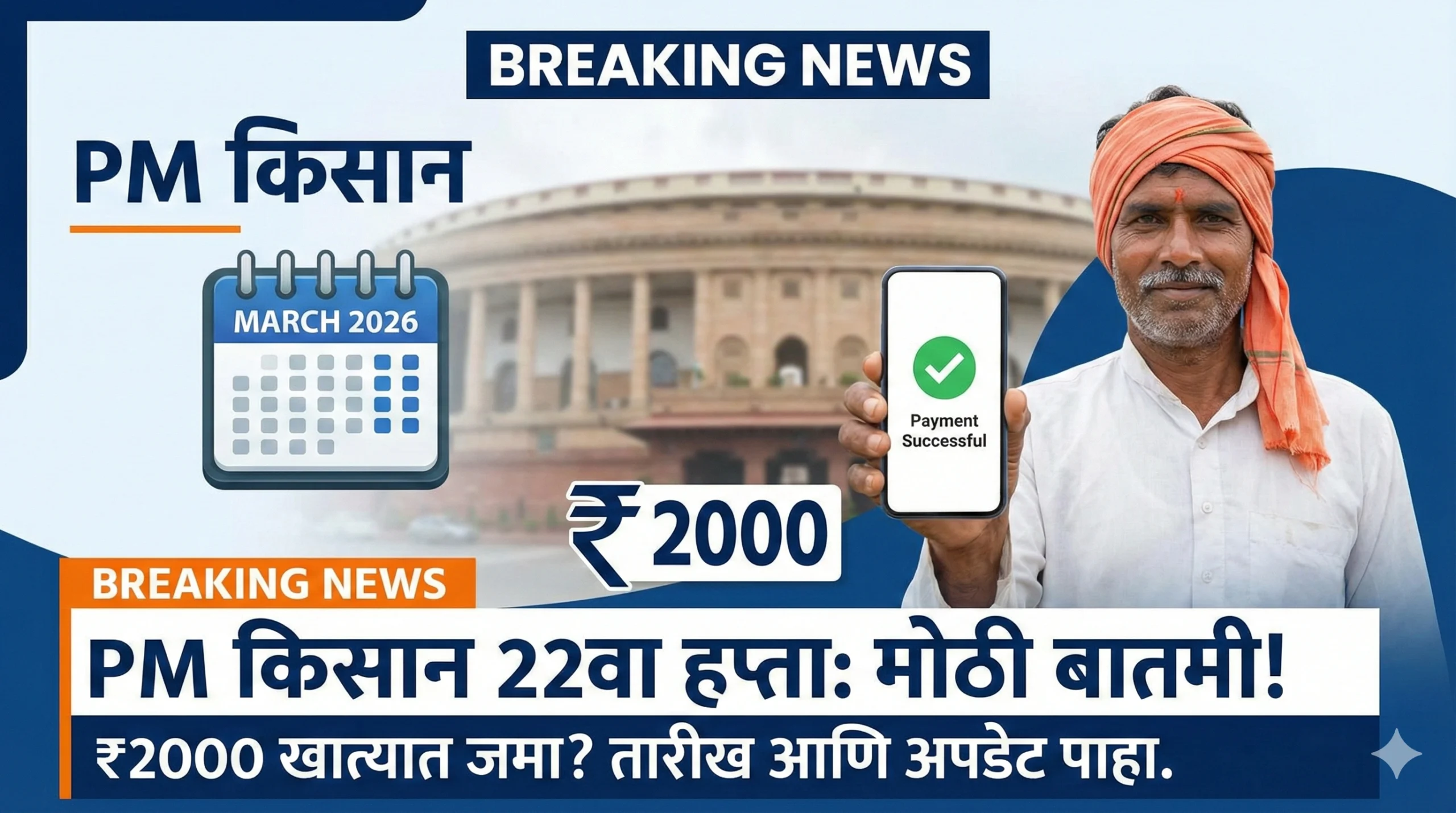 Pm kisan 22th installment date today update